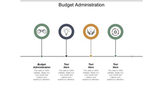 Budget Administration Ppt PowerPoint Presentation Pictures Diagrams Cpb