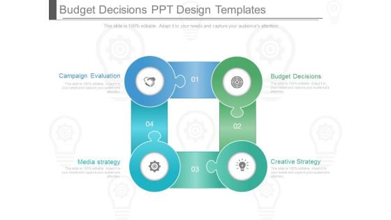 Budget Decisions Ppt Design Templates