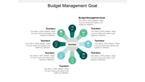 Budget Management Goal Ppt PowerPoint Presentation Summary Design Templates Cpb