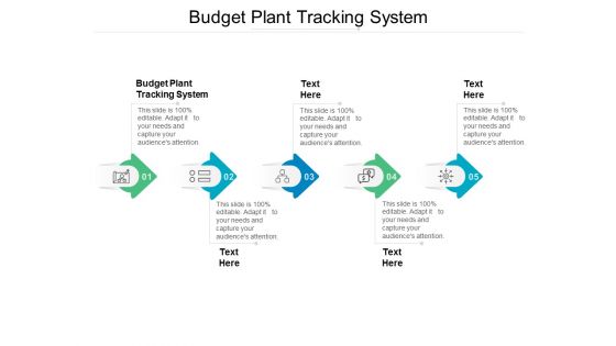 Budget Plant Tracking System Ppt PowerPoint Presentation Show Examples Cpb
