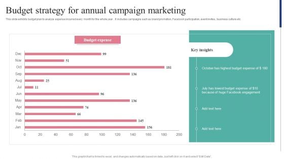 Budget Strategy For Annual Campaign Marketing Guidelines PDF