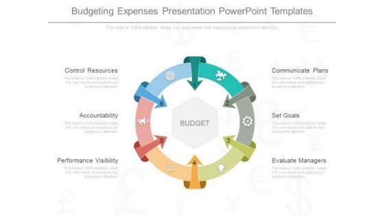 Budgeting Expenses Presentation Powerpoint Templates