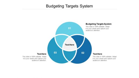 Budgeting Targets System Ppt PowerPoint Presentation Show Smartart Cpb