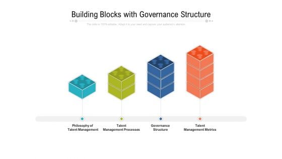 Building Blocks With Governance Structure Ppt PowerPoint Presentation Gallery Diagrams PDF