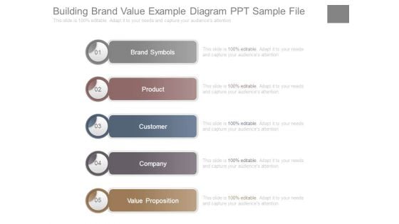 Building Brand Value Example Diagram Ppt Sample File