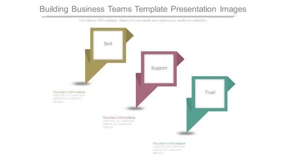 Building Business Teams Template Presentation Images