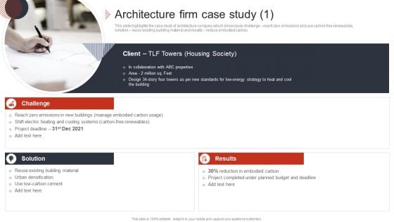 Building Design Firm Details Architecture Firm Case Study Ppt Ideas Graphic Images