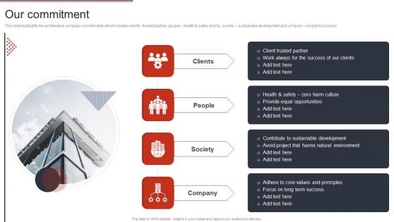 Building Design Firm Details Our Commitment Ppt Inspiration Pictures PDF Building Design Firm Details Our Commitment Ppt Inspiration Pictures PDF