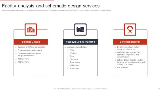 Building Design Firm Details Ppt PowerPoint Presentation Complete Deck With Slides Slide12
