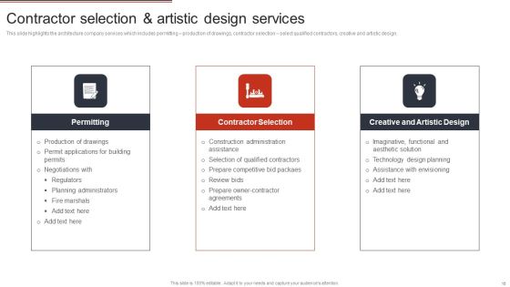 Building Design Firm Details Ppt PowerPoint Presentation Complete Deck With Slides Slide15