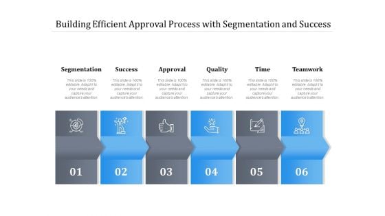 Building Efficient Approval Process With Segmentation And Success Ppt PowerPoint Presentation Show Format Ideas PDF