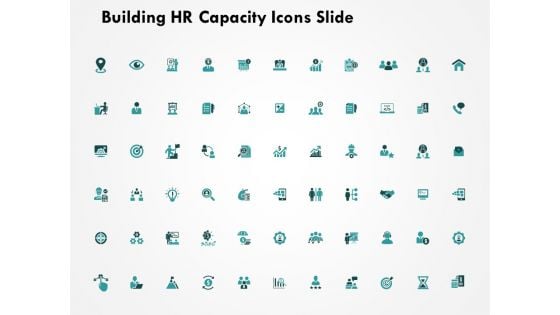 Building HR Capacity Icons Slide Ppt PowerPoint Presentation Layouts Format Ideas