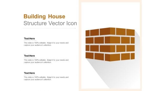 Building House Structure Vector Icon Ppt PowerPoint Presentation Inspiration Clipart