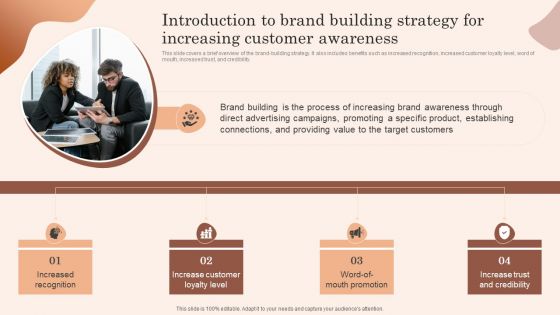 Building Market Brand Leadership Strategies Introduction To Brand Building Strategy Brochure PDF