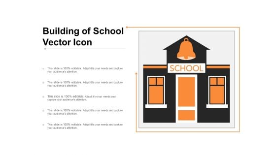 Building Of School Vector Icon Ppt PowerPoint Presentation Pictures Templates PDF