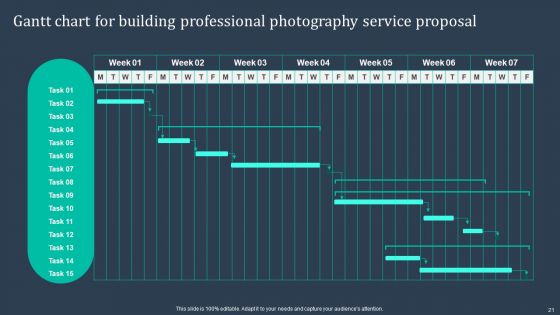 Building Professional Photography Service Proposal Ppt PowerPoint Presentation Complete Deck With Slides