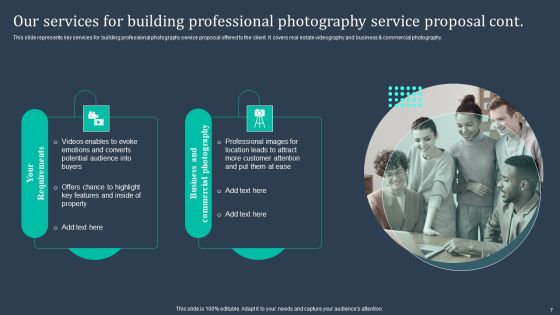 Building Professional Photography Service Proposal Ppt PowerPoint Presentation Complete Deck With Slides Slide07