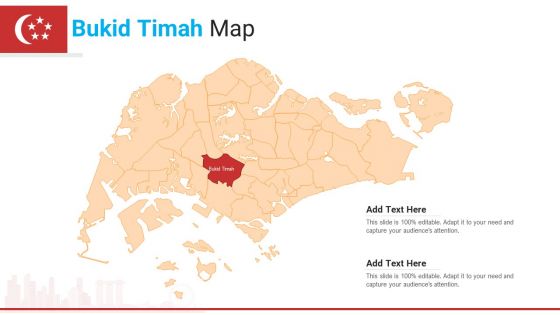 Bukid Timah Map PowerPoint Presentation PPT Template PDF