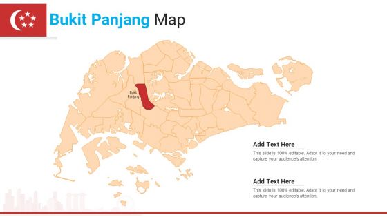 Bukit Panjang Map PowerPoint Presentation PPT Template PDF