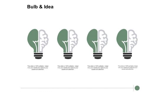 Bulb And Idea Innovation Technology Ppt PowerPoint Presentation Pictures Images