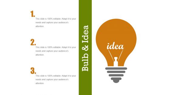 Bulb And Idea Ppt PowerPoint Presentation File Rules