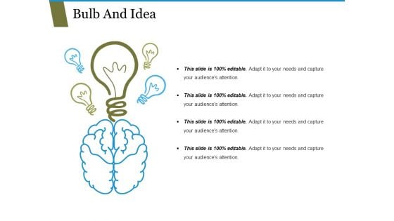 Bulb And Idea Ppt PowerPoint Presentation File Templates