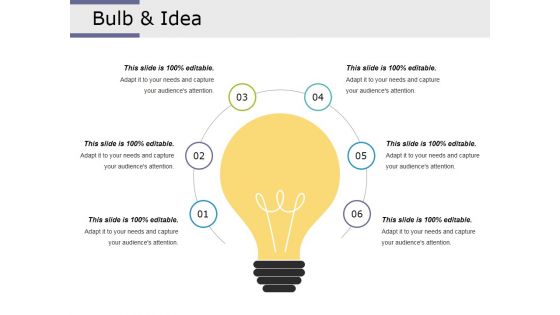 Bulb And Idea Ppt PowerPoint Presentation Layouts Show