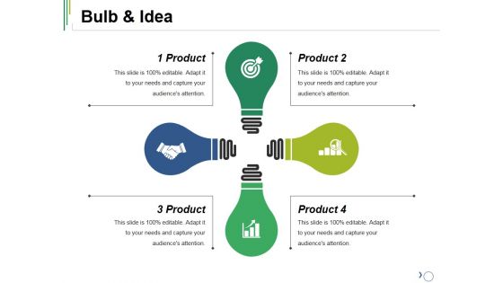 Bulb And Idea Ppt PowerPoint Presentation Model Visuals