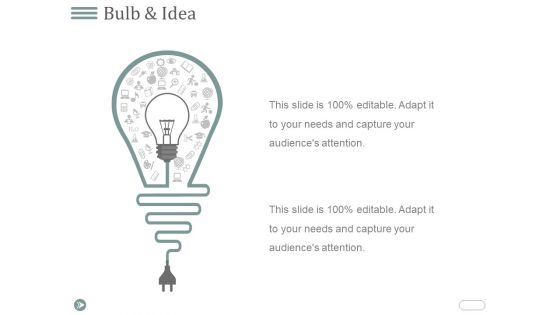 Bulb And Idea Ppt PowerPoint Presentation Styles Guide