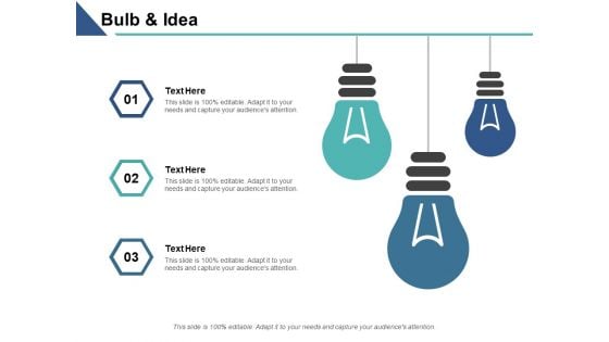 Bulb And Idea Technology Innovation Ppt PowerPoint Presentation Inspiration Template