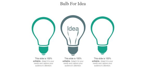 Bulb For Idea Ppt PowerPoint Presentation Example 2015 Bulb For Idea Ppt PowerPoint Presentation Example 2015