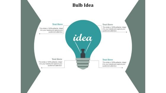 Bulb Idea Technology Ppt Powerpoint Presentation Pictures Structure Cpb