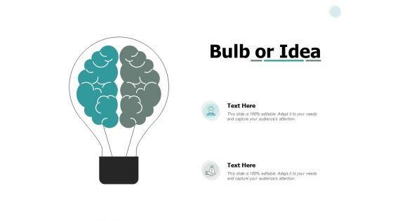 Bulb Or Idea Innovation Ppt PowerPoint Presentation Outline Pictures