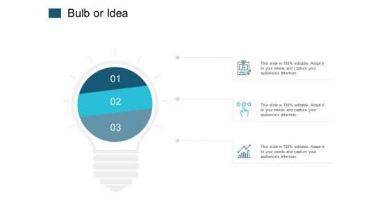 Bulb Or Idea Innovation Ppt PowerPoint Presentation Pictures Visual Aids