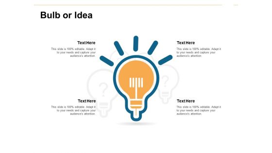 Bulb Or Idea Innovation Ppt PowerPoint Presentation Summary Mockup