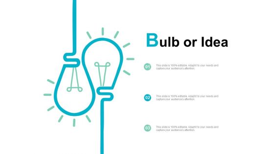 Bulb Or Idea Innovation Ppt PowerPoint Presentation Visual Aids Outline