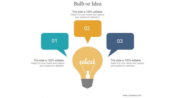 Bulb Or Idea Ppt PowerPoint Presentation Background Designs