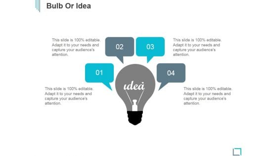 Bulb Or Idea Ppt PowerPoint Presentation Designs Download