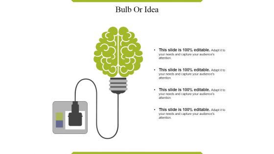 Bulb Or Idea Ppt PowerPoint Presentation Example
