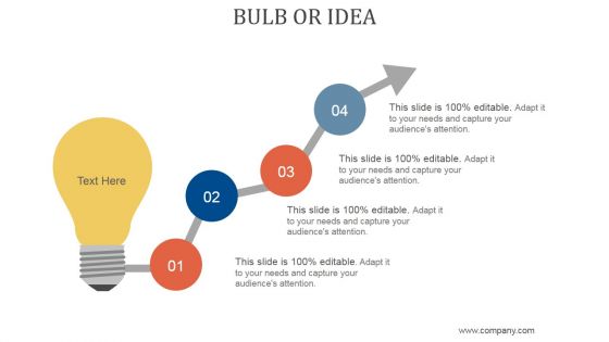 Bulb Or Idea Ppt PowerPoint Presentation Examples