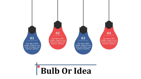 Bulb Or Idea Ppt PowerPoint Presentation File Pictures