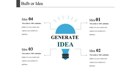 Bulb Or Idea Ppt PowerPoint Presentation File Smartart