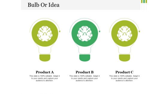 Bulb Or Idea Ppt PowerPoint Presentation Icon Example