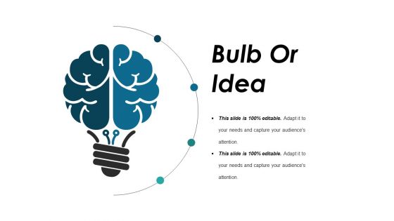 Bulb Or Idea Ppt PowerPoint Presentation Icon Model