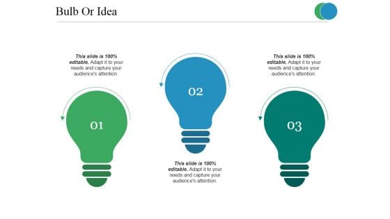 Bulb Or Idea Ppt PowerPoint Presentation Icon