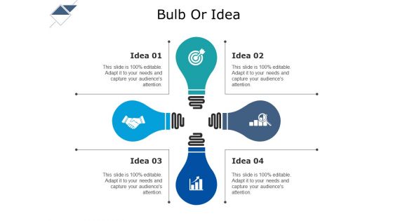 Bulb Or Idea Ppt PowerPoint Presentation Icon Slideshow
