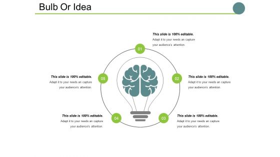 Bulb Or Idea Ppt PowerPoint Presentation Infographics Ideas