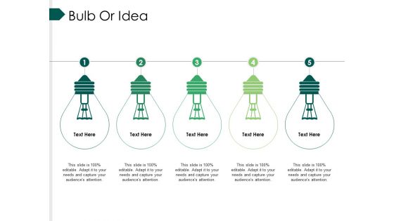 Bulb Or Idea Ppt PowerPoint Presentation Infographics Layout