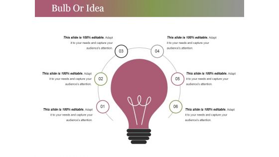 Bulb Or Idea Ppt PowerPoint Presentation Inspiration Graphic Tips