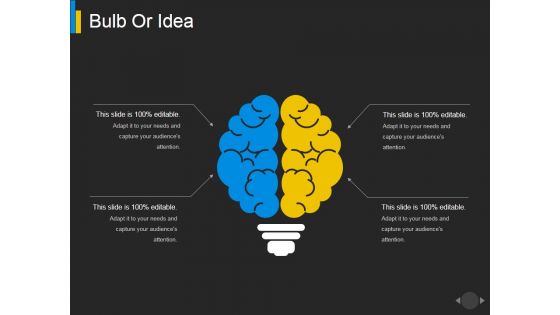 Bulb Or Idea Ppt PowerPoint Presentation Inspiration Graphics Design